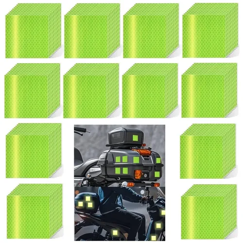 Miniatura 107 de Cinta reflectante blanca de 4 pulgadas, adhesivo de seguridad de advertencia impermeable para exteriores (10 pies)