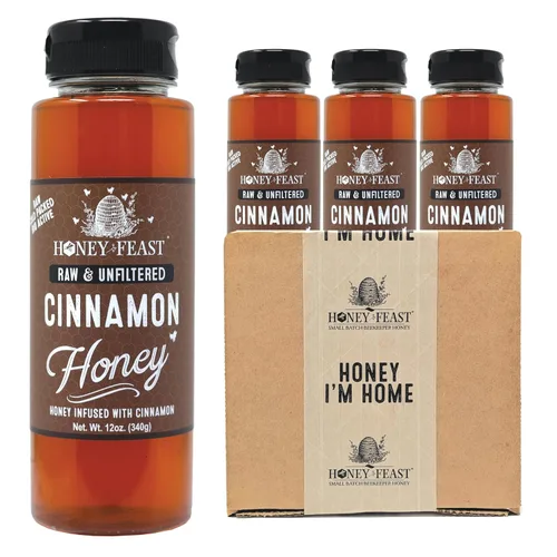 Miniatura 32 de Honey Feast, Miel de Flor Silvestre, 12 Onza