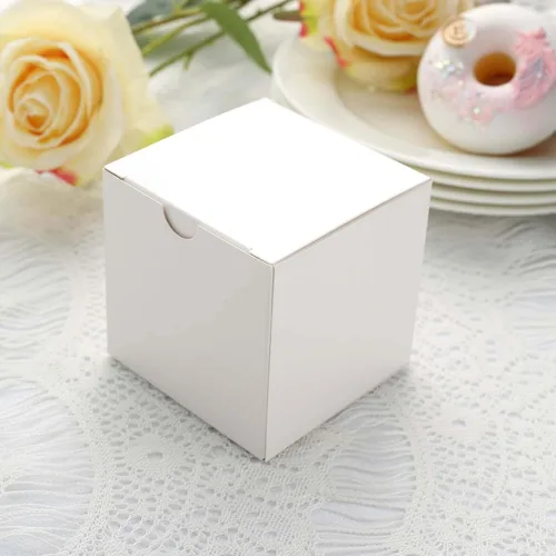 Miniatura 8 de Efavormart - Paquete de 25 cajas de regalo de PVC transparente con asas de cuerda negras e impresión de agradecimiento, cajas de regalo de dulces
