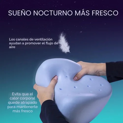 Miniatura 4 de Contour Legacy Cool Almohada de apoyo de espuma para piernas y rodillas para personas que duermen de lado, alivio calmante para espalda, caderas