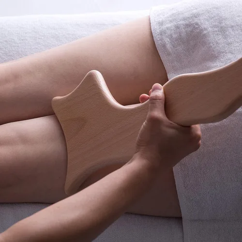 Miniatura 4 de Herramienta de raspado de madera para drenaje linfático - Herramienta de masaje para inflamación de tejido anticelulítico - Terapia de madera