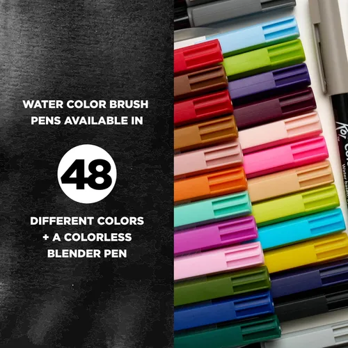 Miniatura 6 de Sakura XBR-6SA - Juego de 6 pinceles Koi para colorear, gris