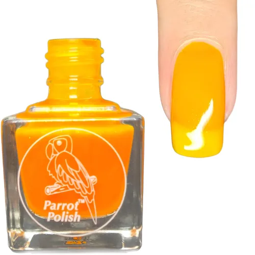 Miniatura 2 de Parrot Polish Baboon - Esmalte de uñas neón azul, laca de color sólido brillante