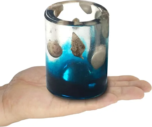 Miniatura 3 de Molde de silicona epoxi grande para moldeo de resina, cemento, yeso, chocolate, galletas, dulces, hielo, bricolaje, cilindro, 4.4 x 3 pulgadas
