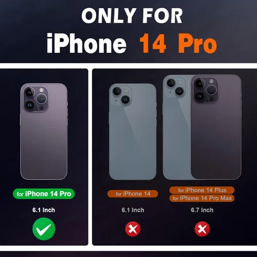 Miniatura 2 de SHIELDON Funda para iPhone 14 Pro 5G 2022, funda tipo cartera de piel auténtica con función atril y bloqueo RFID, funda magnética que absorbe