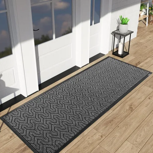Miniatura 31 de Yimobra Alfombra para Puerta Delantera Exterior Entrada 29.5x17, Impermeable Resistente Alfombras Exteriores para Puerta Delantera, Alfombra
