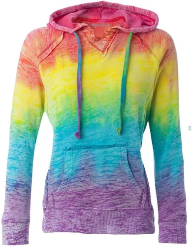 Miniatura 2 de Joes USA Koloa Surf Co - Sudaderas con cuello en V para mujer tallas S-2XL Arco iris