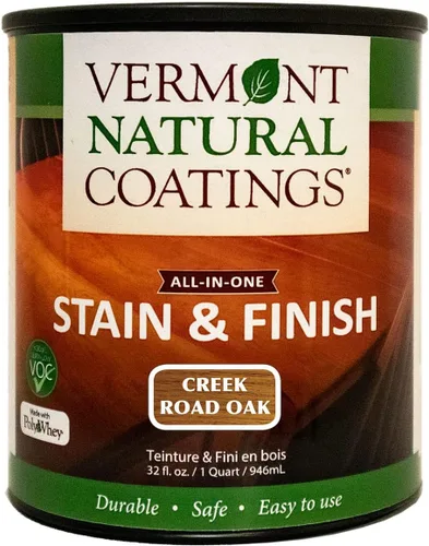 Miniatura 27 de Vermont Natural Coatings PolyWhey Stain & Finish - Westfield Walnut - Cuarto de galón Westfield Nogal