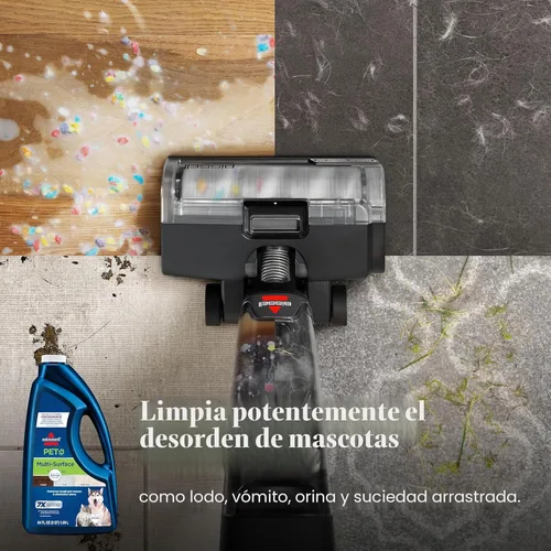 Miniatura 3 de Bissell Fórmula multisuperficie para mascotas con frescura Febreze, 22951, 1.9 L, Uso en suelos duros sellados y alfombras de área, elimina