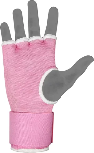 Miniatura 7 de HUNTER - Guantes interiores acolchados con gel y vendas de mano para boxeo, vendas elásticas de entrenamiento rápido para hombres y mujeres, Rosa