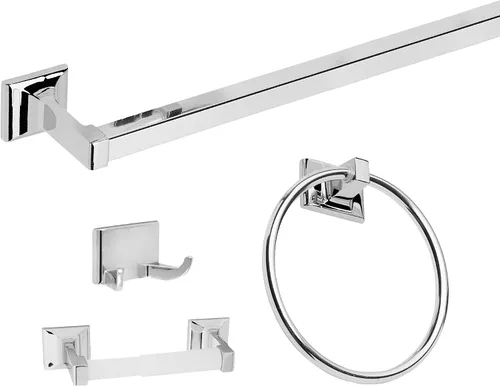 Miniatura 11 de Design House 544593 Millbridge Gancho Doble para Batas Resistente de Montaje en Pared Hardware de Baño Negro Mate