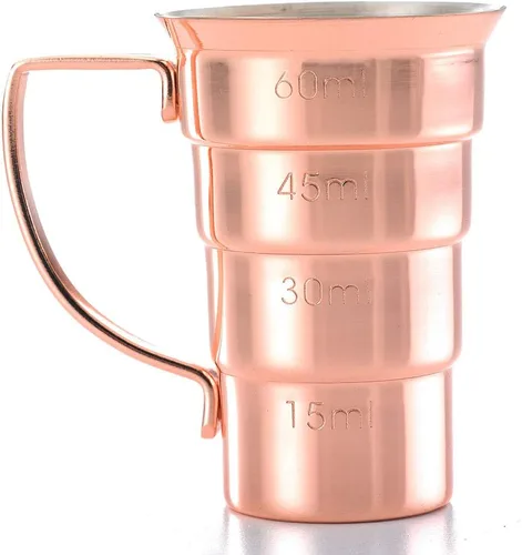 Miniatura 2 de Barfly M37108CP Jigger, 2 onzas, cobre con mango