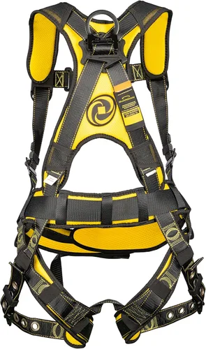 Miniatura 3 de Guardian Fall Protection - Arnés de construcción 21030 Cyclone con correa QC en el pecho/correa táctica con hebilla en las piernas/correa táctica