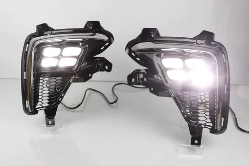 Miniatura 6 de Dreamseek Cuatro ojos LED DRL luz diurna para Kia K3 Forte Cerato BD 3ª generación 2019 2020 2021 montaje de lámpara antiniebla de conducción