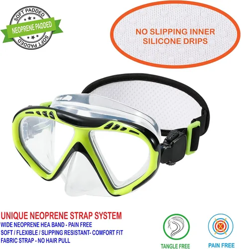 Miniatura 2 de Gafas de natación para niños pequeños, correa de tela, gafas de natación para niños de 3 a 6 años Bate