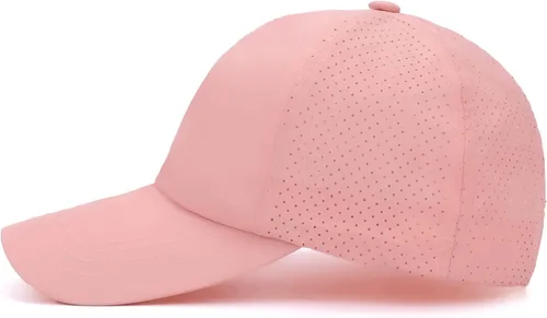 Miniatura 3 de Gorra de béisbol para mujer, con diseño cruzado y ajustable, de secado rápido, para cola de caballo
