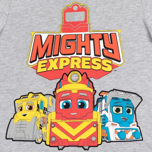 Miniatura 5 de Mighty Express Nate Brock Milo - Camiseta de manga corta para niños (2 unidades)