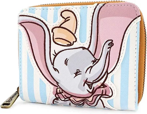 Miniatura 3 de Loungefly Disney Dumbo - Cartera de piel sintética a rayas