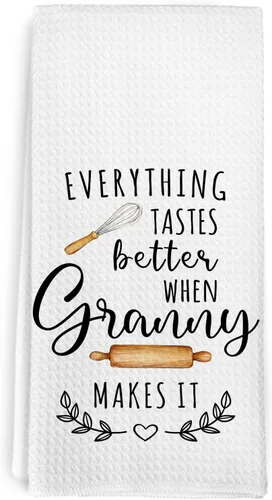 Miniatura 19 de Gigi - Toallas de cocina para el día de la madre, regalos de cumpleaños, para mujeres, abuelas de nietos, nietos, todo sabe mejor cuando Gigi lo
