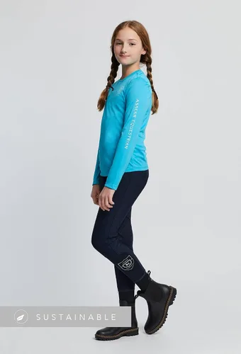 Miniatura 3 de Asmar Equestrian Camisa de sol sostenible para jóvenes, top ecuestre para niñas
