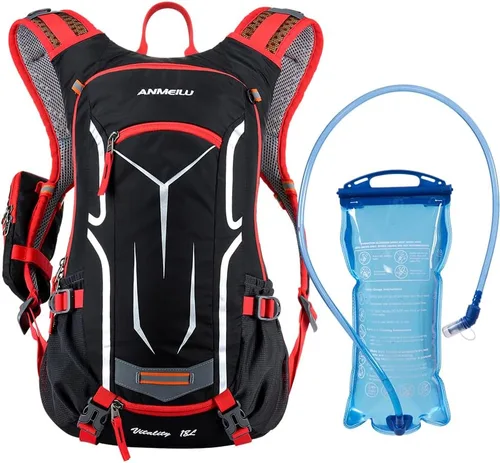Miniatura 15 de Mochila de ciclismo al aire libre, 18L, color negro