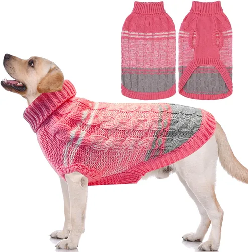 Miniatura 48 de Mihachi Suéteres para Perros Pequeños y Medianos Niña o Niño, Camisa Cálida y Suave para Perros, Abrigo para Perros para Clima Frío con Cuello
