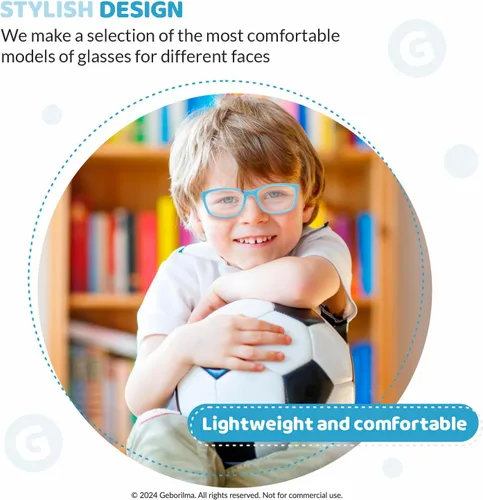 Miniatura 46 de Unbreakable Eyeglasses for Kids Flexible Glasses - Kids Prescription Sports Glasses 4-7 years