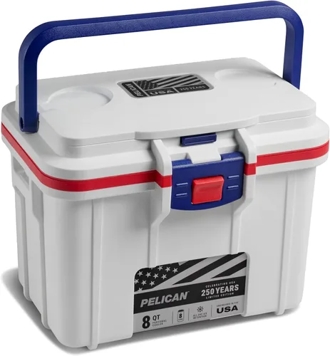 Miniatura 10 de Pelican Enfriador personal y caja seca 8QT Salvia/Gris