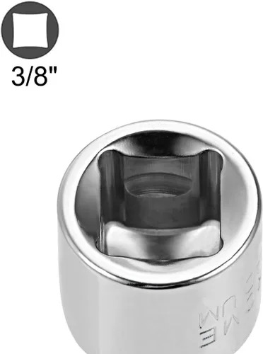 Miniatura 4 de uxcell 3 unidades de 3/8 pulgadas (F) x 1/4 pulgadas (M) reductor de enchufe para llaves de trinquete, hembra a macho, Cr-V