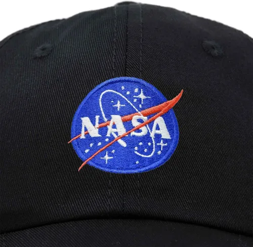 Miniatura 2 de DALIX Gorra de béisbol de la NASA Meatball Insignia Worm Logo para niños y niñas