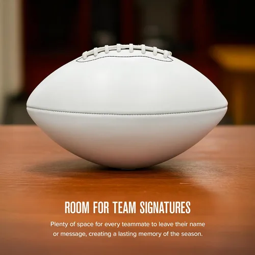 Miniatura 7 de Baden Mini Autograph Football Collectible Ball with 2 Brown & 2 White Panels Ideal for Team Signatures, Coaches, Events & Sports Gifts