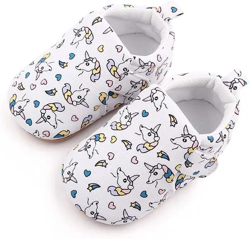 Miniatura 4 de Zapatos de bebé para niños y niñas, tenis de goma antideslizantes, suela de primer caminante, zapatillas de dibujos animados, zapatos para cuna de 0