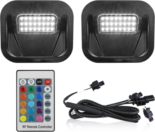 Miniatura 7 de Luz LED para Pedal de Paso Trasero, Kit de Luz Multiusos para Camión de Carga, Compatible con GMC Sierra 1500 2500 HD 3500 HD 2020-2021, Chevy