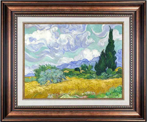 Miniatura 78 de ELITEAART- La noche estrellada por Vincent Van Gogh, pintura al óleo, reproducción de pintura al óleo, impresión en lienzo giclée, tamaño marcado