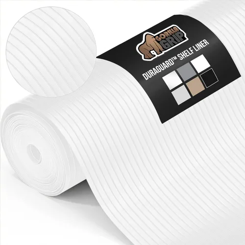 Miniatura 11 de GORILLA GRIP DuraGuard Forro para Estantes, 17.5x20 pulgadas Forros No Adhesivos para Gabinetes de Cocina, Cajones, Estantes, Refrigerador