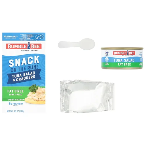Miniatura 9 de Ensalada de atún Bumble Bee con galletas saladas - Sin grasa - 3.5 oz (Paquete de 3)