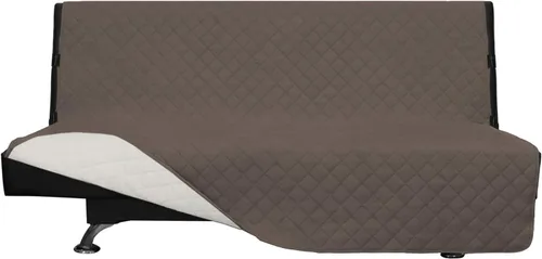 Miniatura 261 de Easy-Going - Funda para sofá, futón y sillón sin reposabrazos, reversible, resistente al agua, para mascotas y niños (azul oscuro/azul claro)