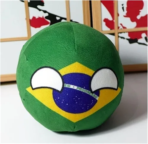 Miniatura 52 de Polandball Countryballs Muñeco de peluche Ucrania España Hungría Portugal Rumanía Grecia Austria México Polonia Ball (15,3.8 pulgadas)