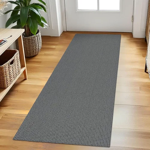 Miniatura 119 de EARTHALL Alfombra de pasillo 3x14 pies, alfombras lavables extra largas para pasillos, tejidas, antideslizante, alfombra trenzada para entrada