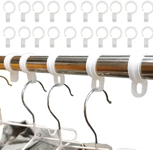 Miniatura 5 de 20 ganchos para colgar a prueba de viento, accesorio de armario, estante de secado de ropa antideslizante, gancho para colgar el viento