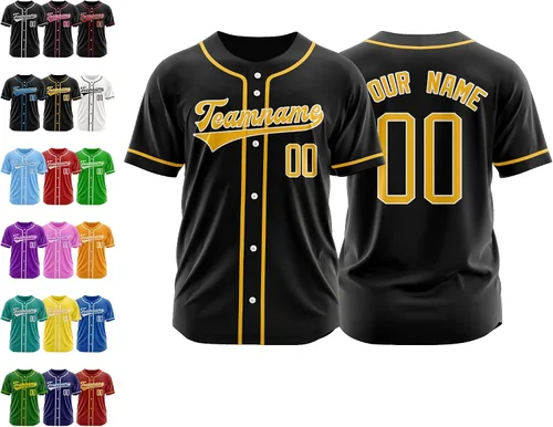 Miniatura 42 de Camiseta de béisbol personalizada, nombre de béisbol personalizado, logotipo de número, camiseta de béisbol personalizada para hombres, mujeres