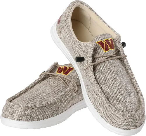 Miniatura 109 de FOCO Men's NFL Team Logo Lightweight Loafers Lace Up Cotton Knit Shoes