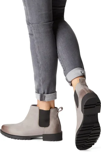 Miniatura 6 de SOREL Botas Chelsea Emelie II para mujer, botas de lluvia de cuero impermeables