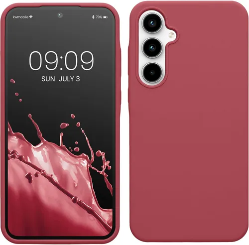 Miniatura 132 de kwmobile Funda Compatible con Samsung Galaxy A14 5G - Funda de teléfono de TPU y silicona con acabado suave - Verde Lima