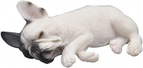 Miniatura 3 de Fewo Molde de silicona de 6 cavidades para perro durmiendo Corgi y Bulldog Francés para fondant Chocolate Candy Gum Pasta Polímero Resina Arcilla
