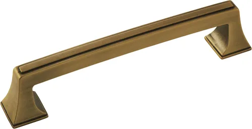Miniatura 12 de Amerock Mango de gabinete Bronce dorado 3 pulgadas (76 mm) de centro a centro Mulholland paquete de 1 unidad Jaladera de cajón Asa
