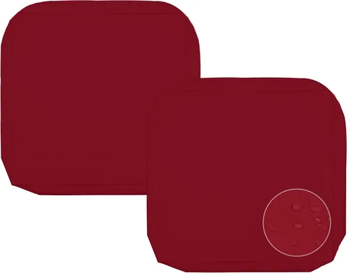 Miniatura 23 de Sqodok - Fundas para cojines de patio de 18 x 18, fundas impermeables para cojines de exterior de repuesto, 2 unidades, fundas para asientos