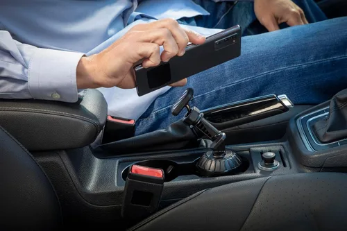 Miniatura 8 de Scosche Soporte de Teléfono para Portavasos de Automóvil, Soporte Magnético para Teléfono Celular con Cuello Ajustable y Rotación de 360°, Soporte