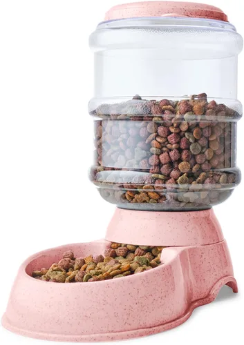 Miniatura 8 de Comedero automático para perros y gatos – Tazón de alimentación por gravedad – Dispensador de agua para mascotas – 12.5 x 12.5 x 12.2 pulgadas