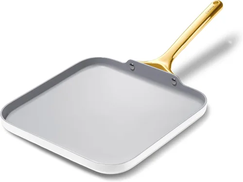 Miniatura 14 de Caraway Sartén Parrilla Cuadrada - Sartén Cuadrada de 11" - Revestimiento Cerámico Antiadherente - No Tóxico, Libre de PTFE y PFOA - Apto para Horno